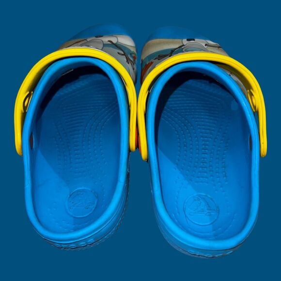 Toddler CROCS Disney Frozen Olaf Clog Electric Blue Size 12 13 - Picture 4 of 8